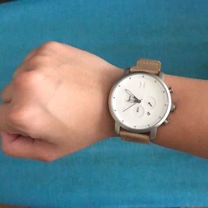 MGMT Tan Leather Watch